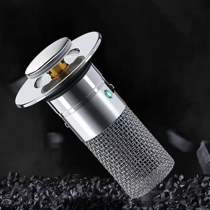 Edelstahl Abflussstopfen mit Sieb für Wasch- & Spülbecken